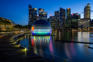 Apple Store Singapore với thiết kế nổi đầu tiên trên thế giới