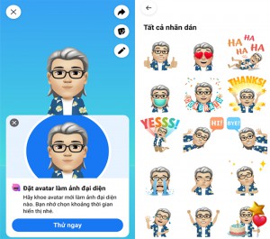 Cách tạo nhãn dán riêng trên Facebook và Messenger không đụng hàng