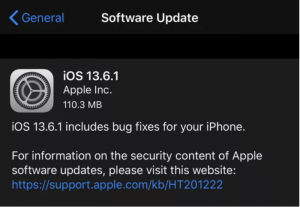 Apple iOS 13.6.1: Khắc phục lỗi màn hình xanh trên iPhone
