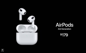 Apple AirPods 3: thiết kế mới; hỗ trợ Adaptive EQ; giá 179 đô