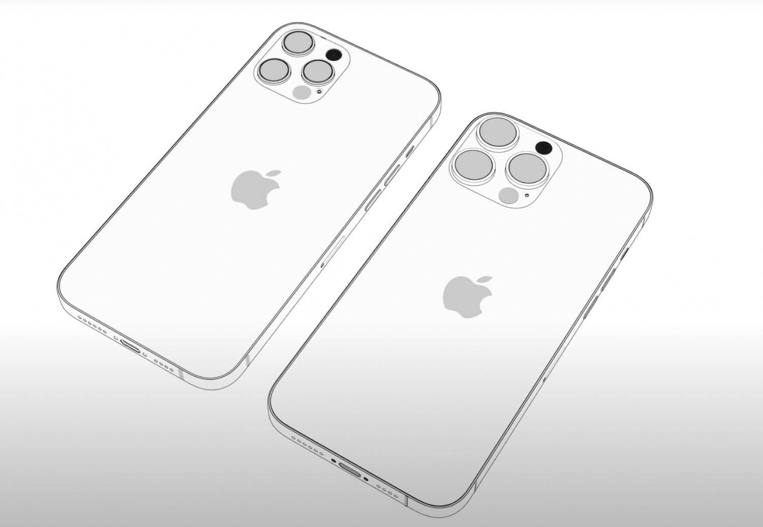 Rò rỉ bản vẽ CAD của iPhone 13, với cụm camera to và máy dầy hơn?