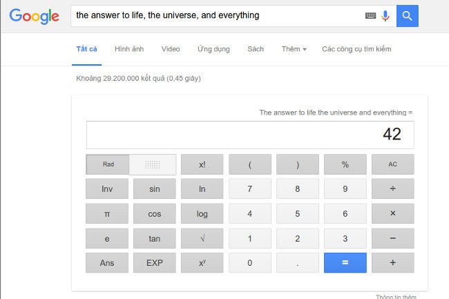 calculator tren google