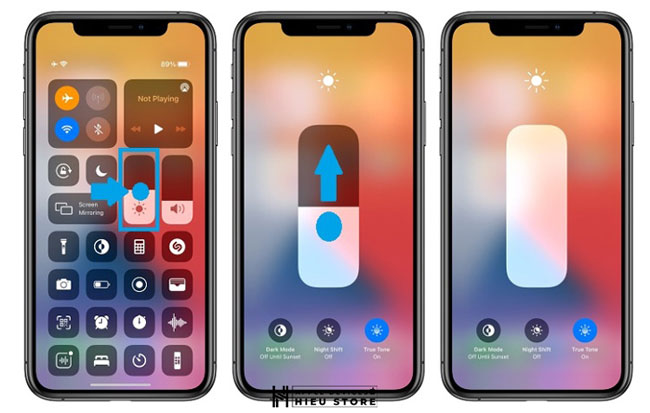 dieu chinh do sang iphone