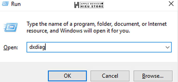 run dxdiag