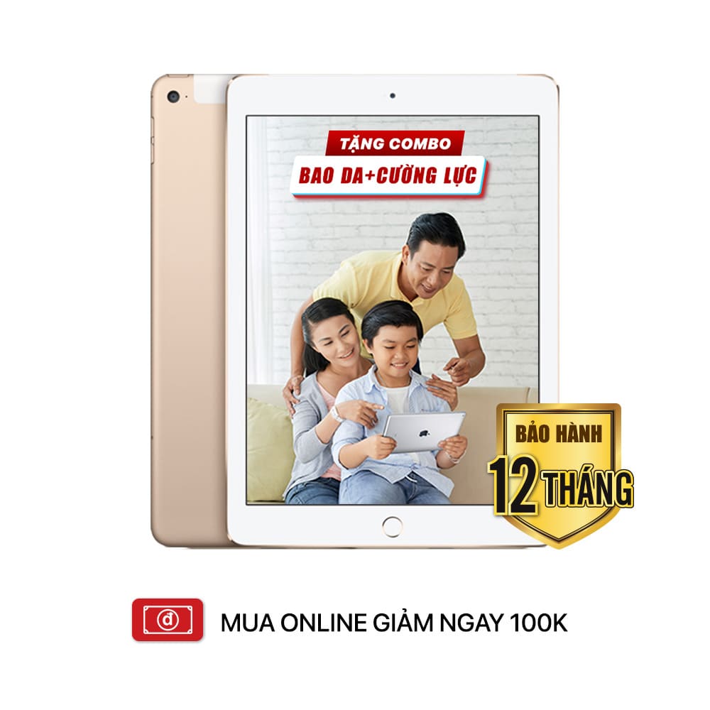 iPad Air 2 9.7 inch WiFi + 4G 64GB | Chính Hãng - Biên Hoà